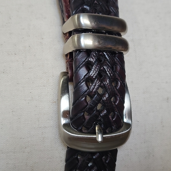 Weaved Leather Belt - Picture 3 of 4